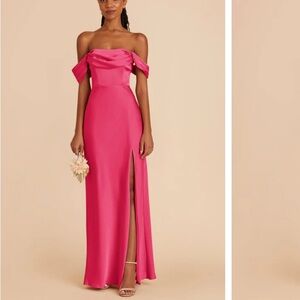 Birdy Grey Strapless Pink Dress